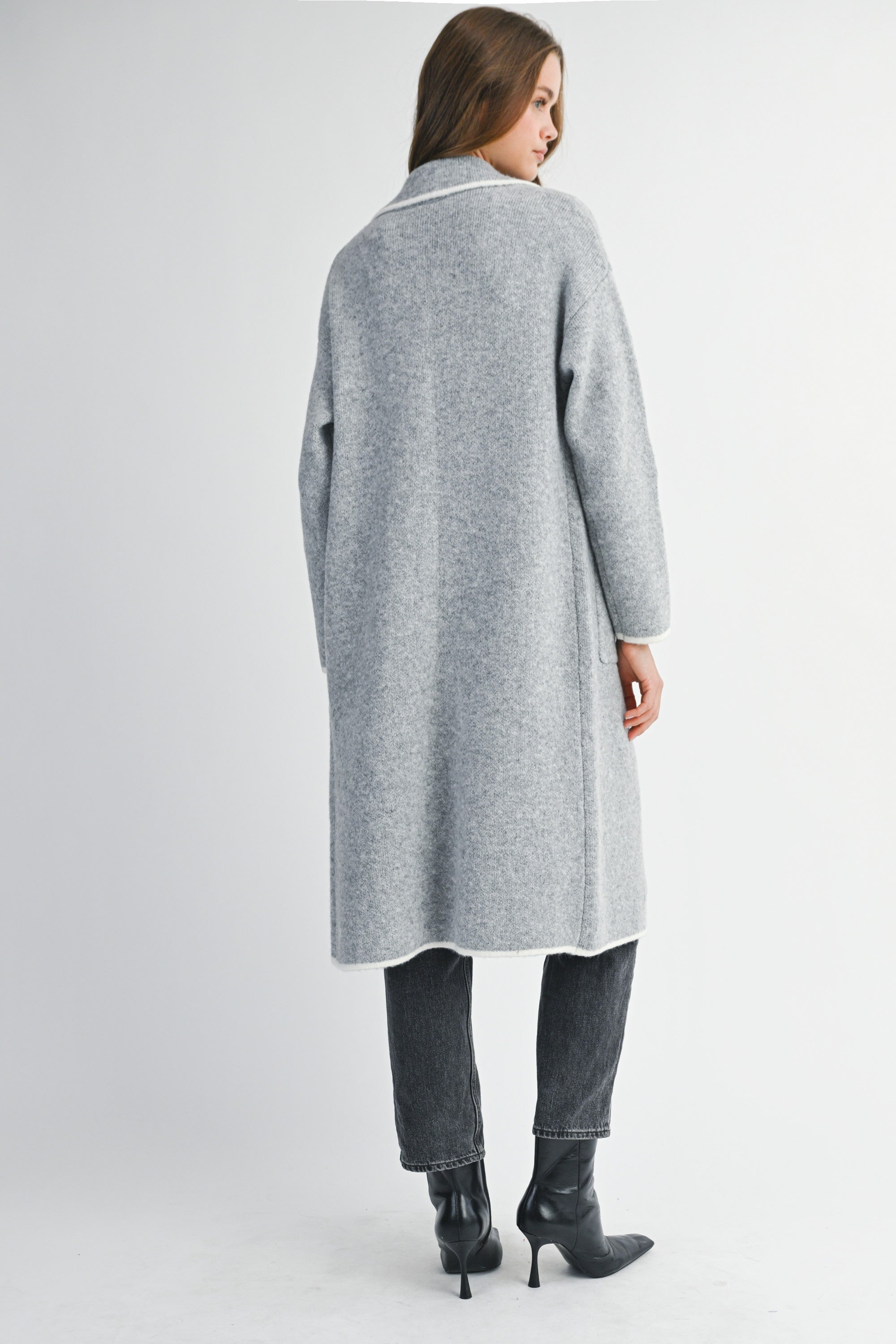 Cassidi Collar Sweater Jacket