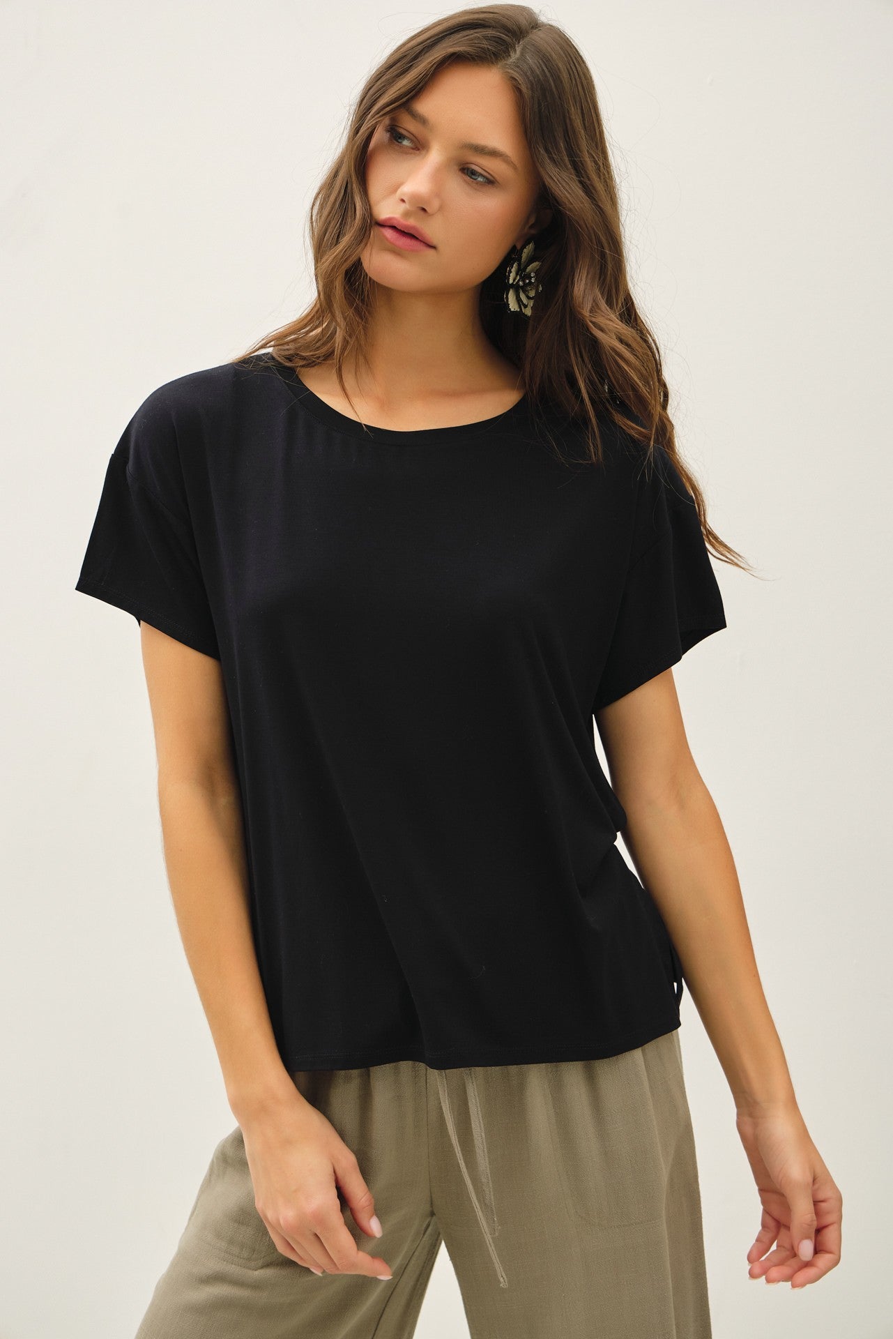 Fiona Bamboo Modal Tee