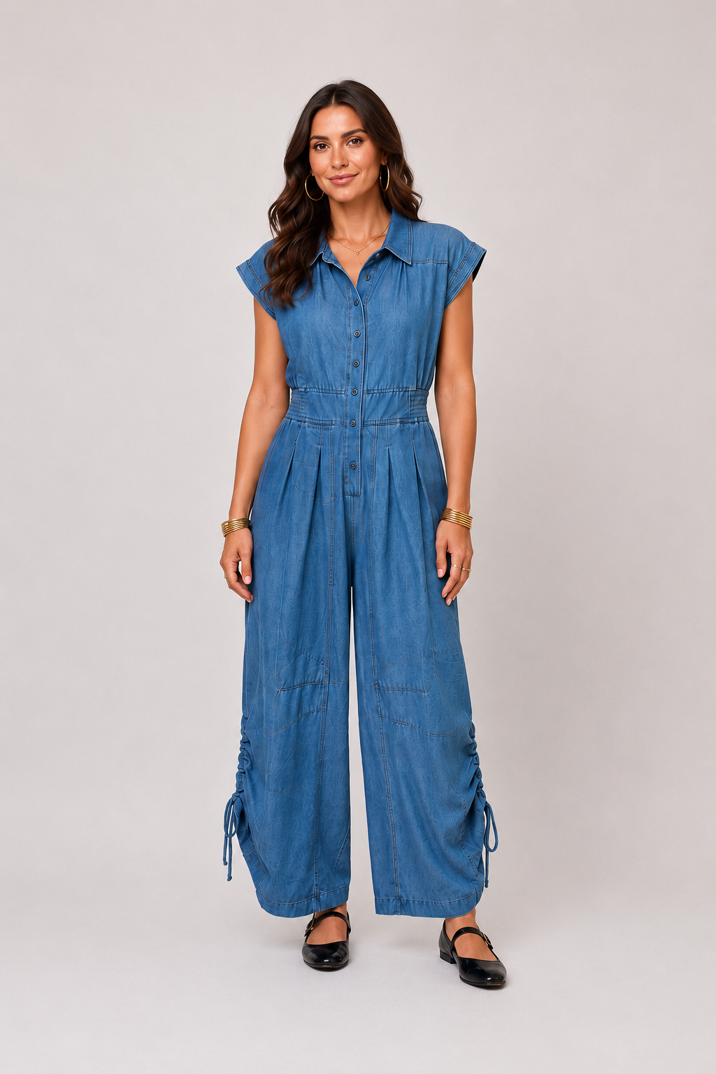Free me Chambray Jumpsuit