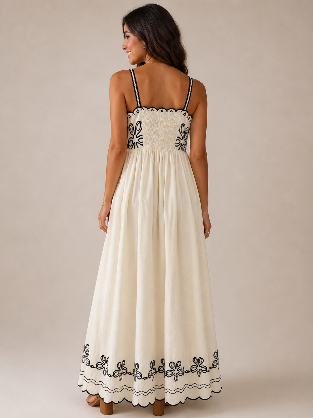 Kerala Embroidered Maxi Dress
