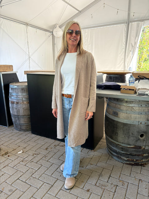 Maya Open Front Cardigan