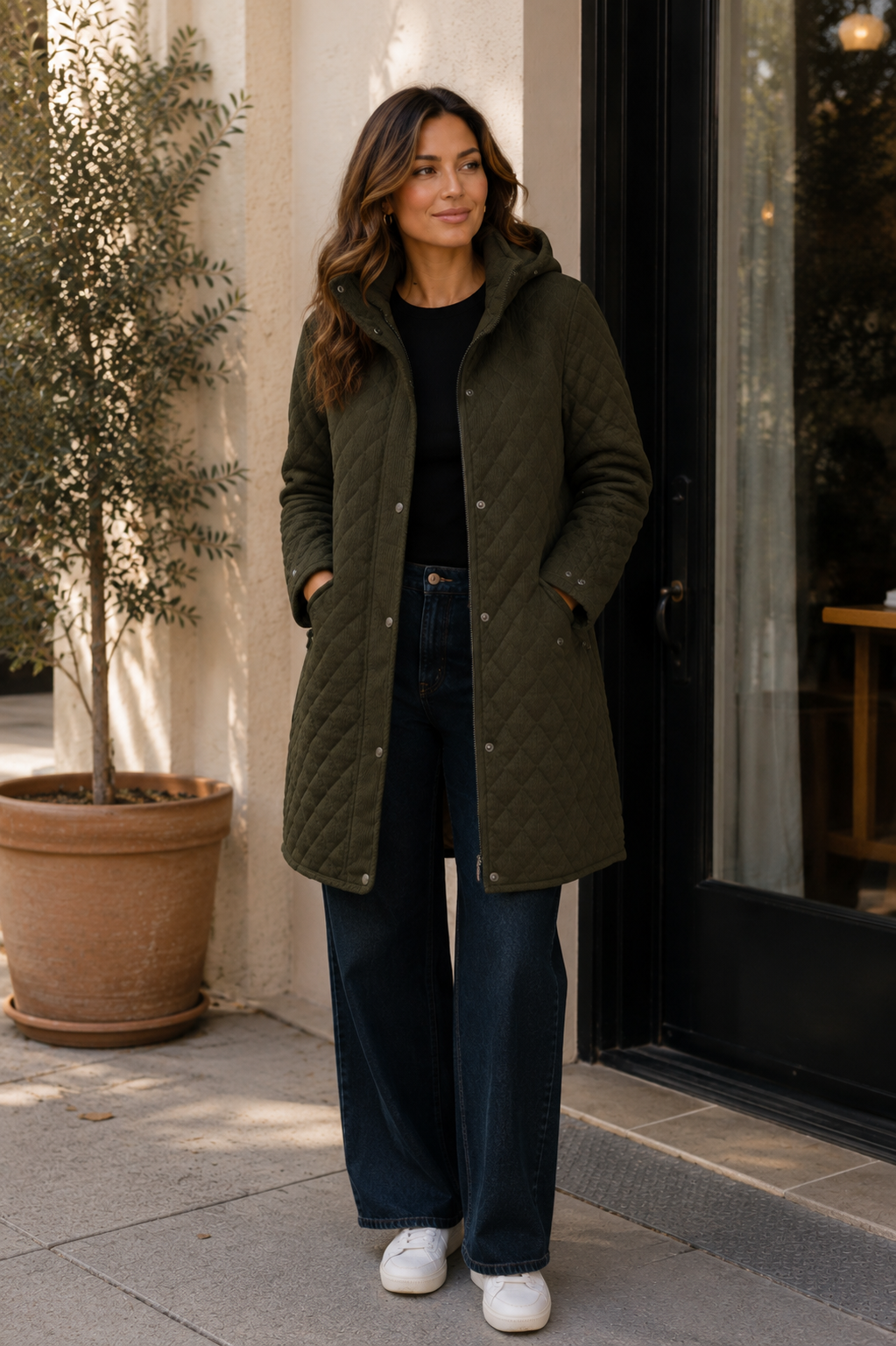 Azalea Corduroy Parka