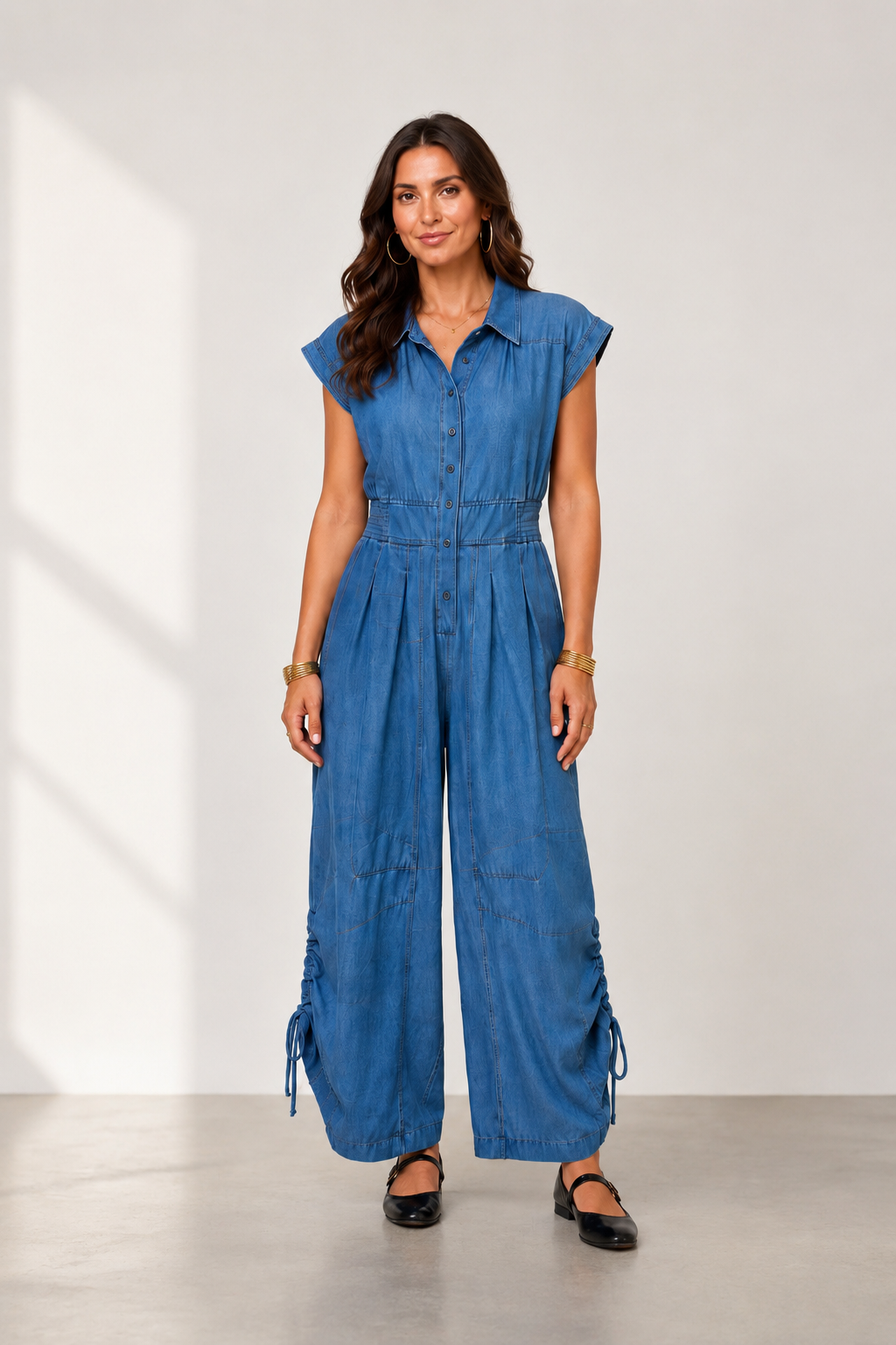 Free me Chambray Jumpsuit