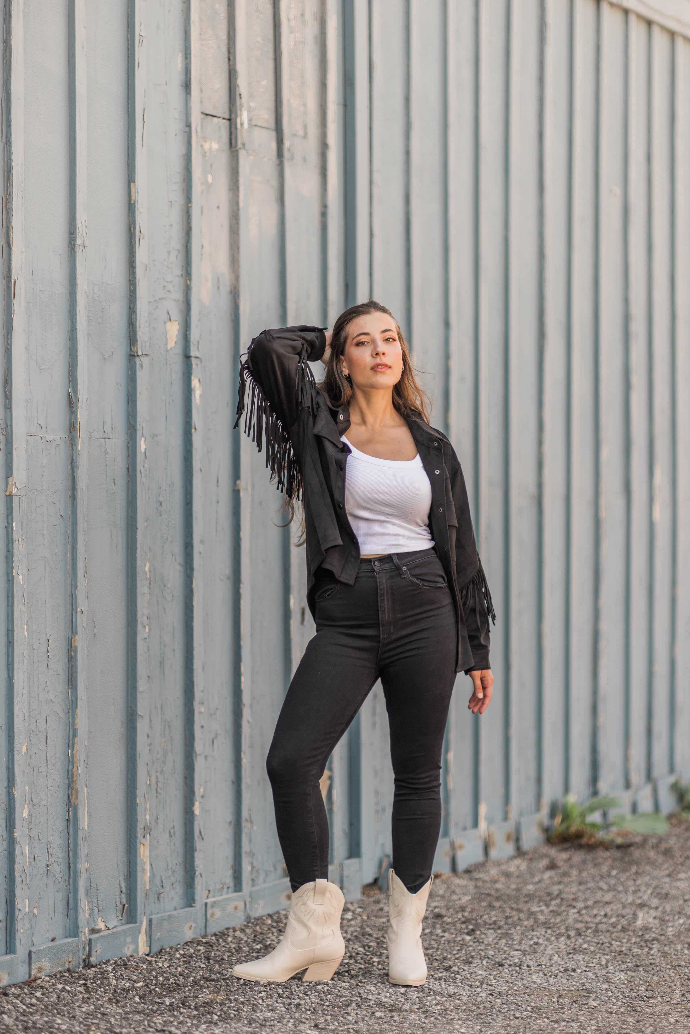 Montanna Microsuede Fringe Jacket