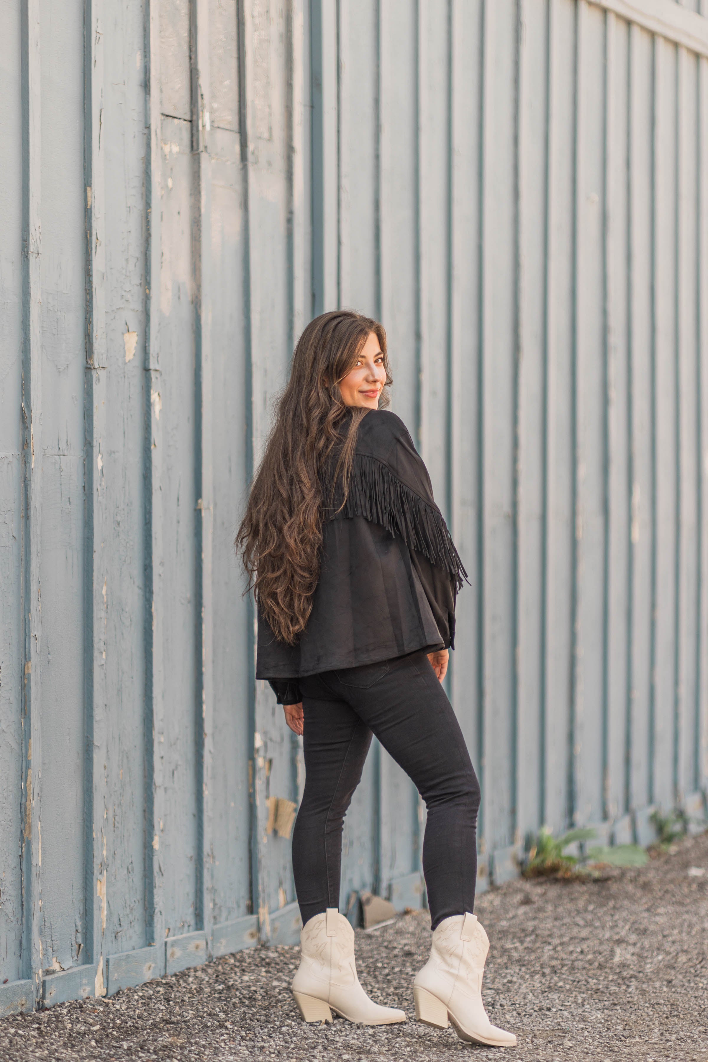 Montanna Microsuede Fringe Jacket