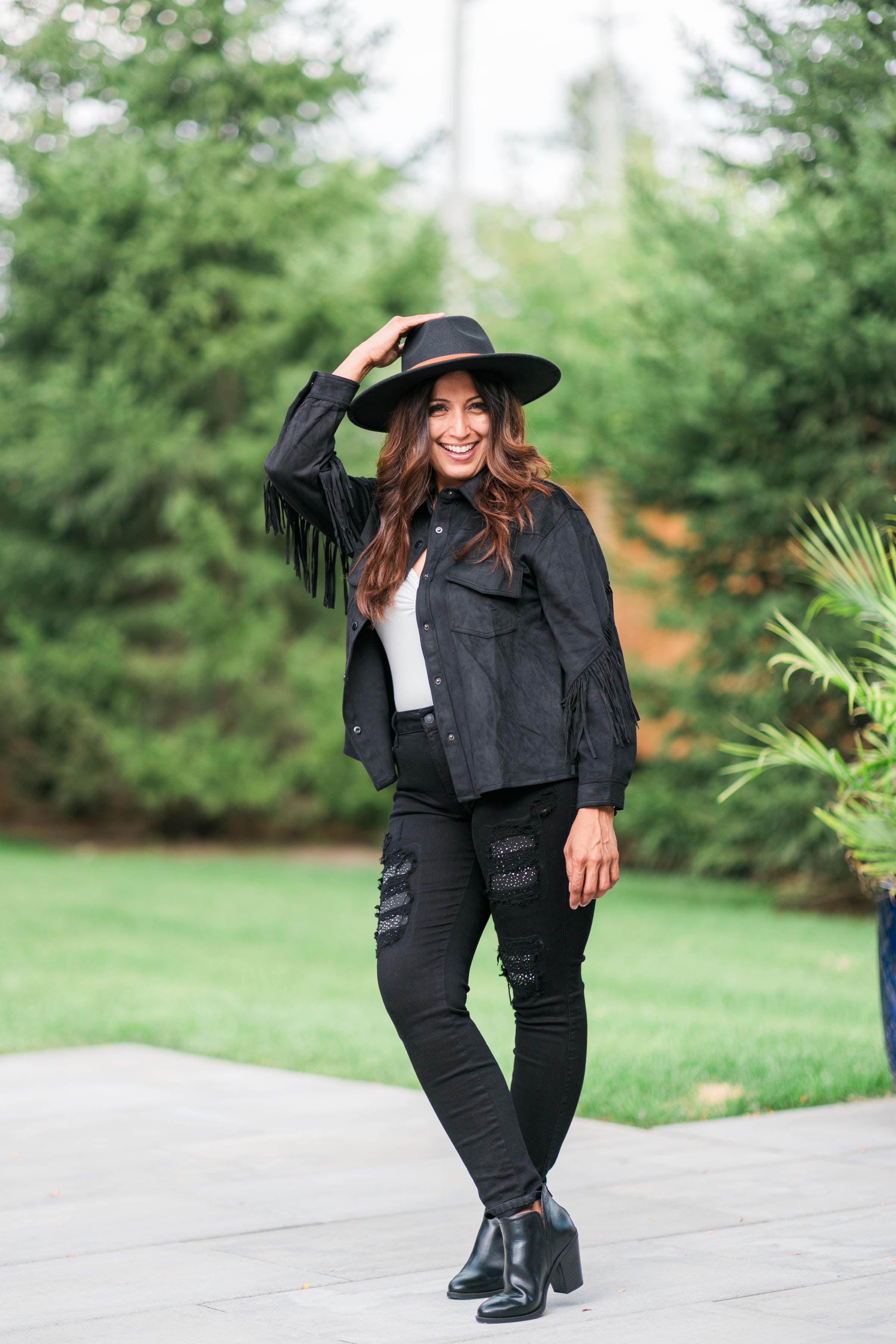 Montanna Microsuede Fringe Jacket