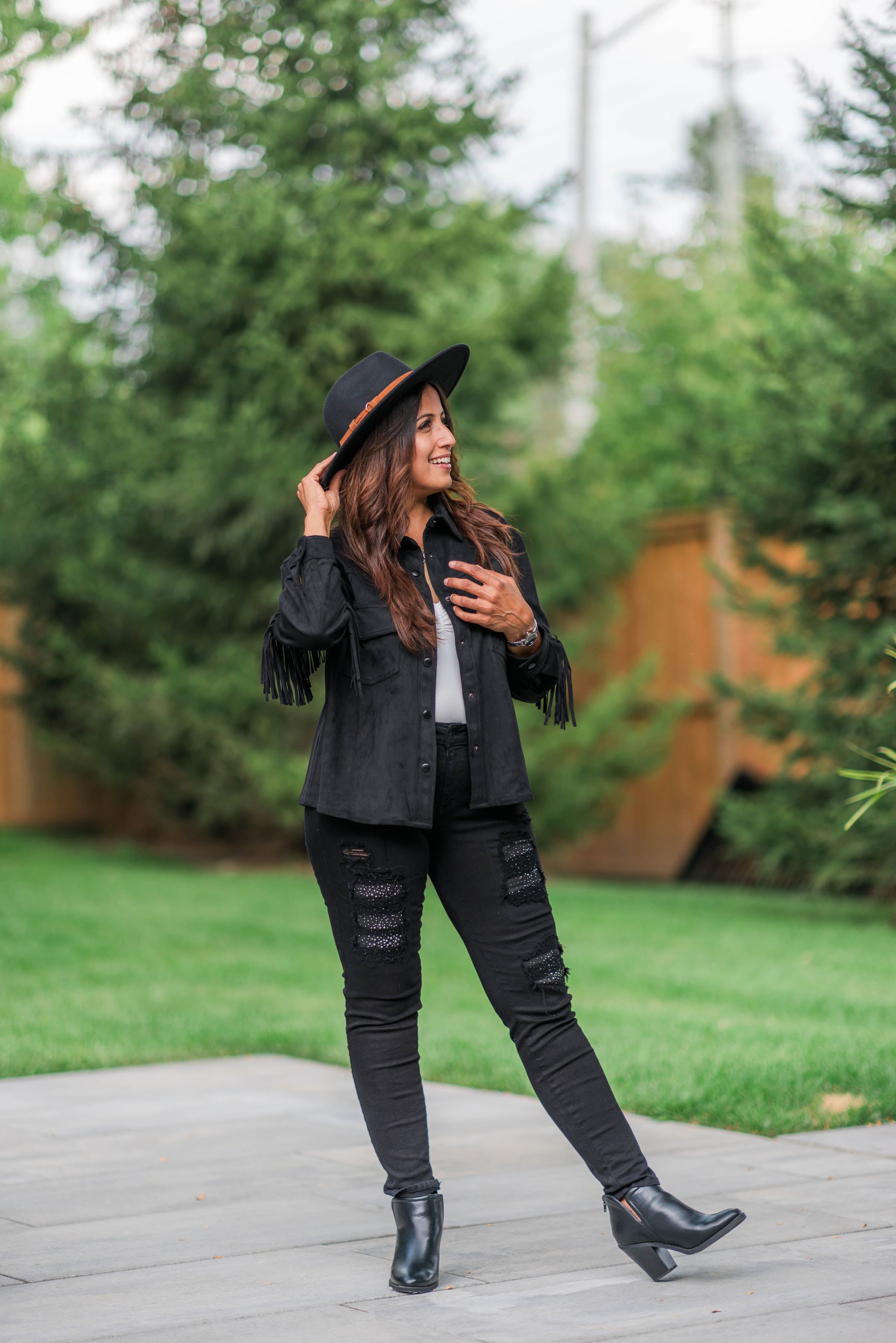 Montanna Microsuede Fringe Jacket