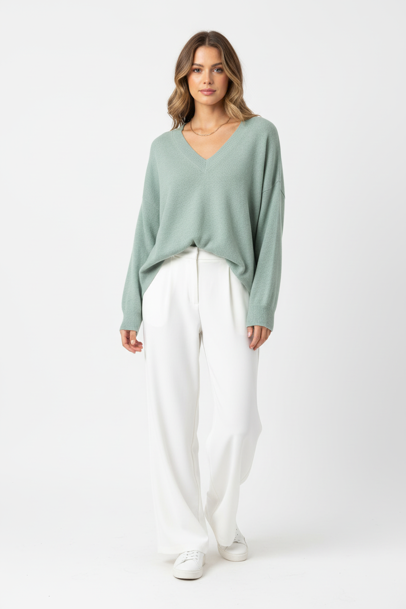 Angie V Neck Sweater