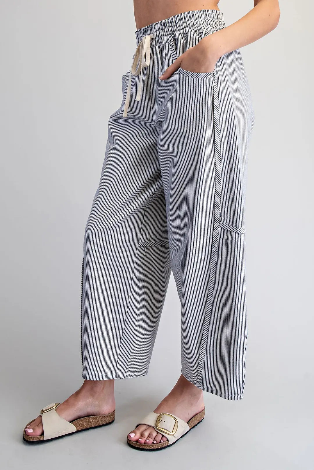 Kenzie Striped Relaxed Fit Pant