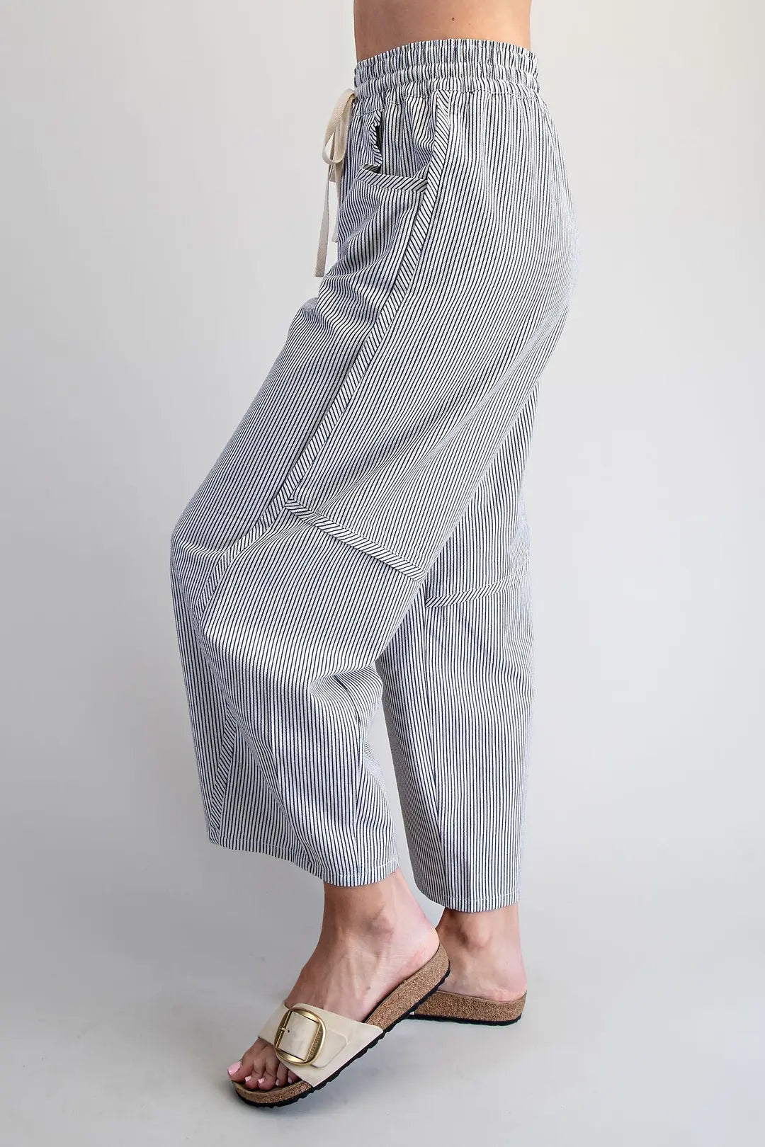 Kenzie Striped Relaxed Fit Pant
