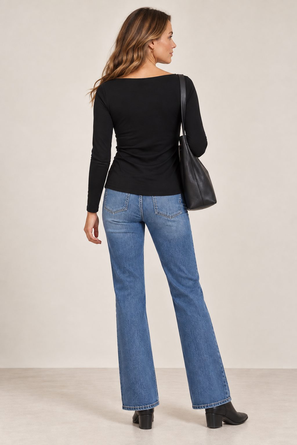 Makenna Boat Neck Long Sleeve Knit Top