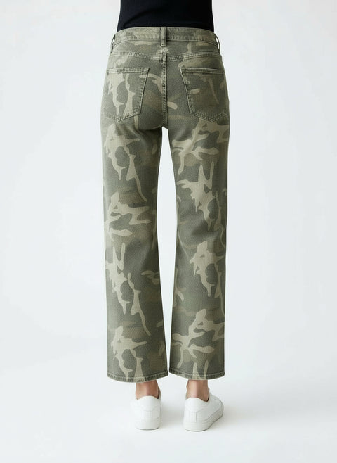 Joran High Rise Camo Wide Leg Jeans