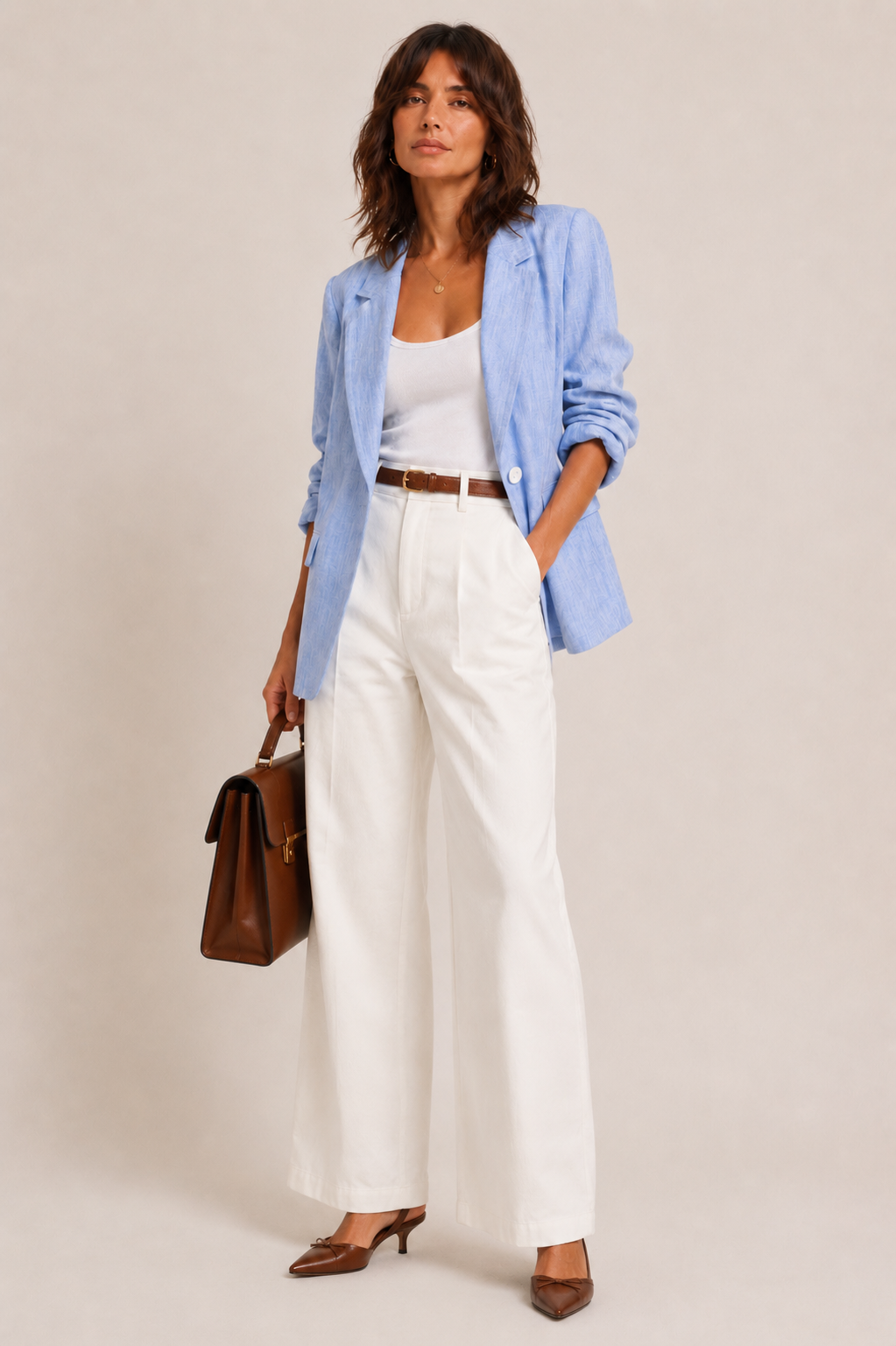 Dasha Ruched Sleeve Blazer