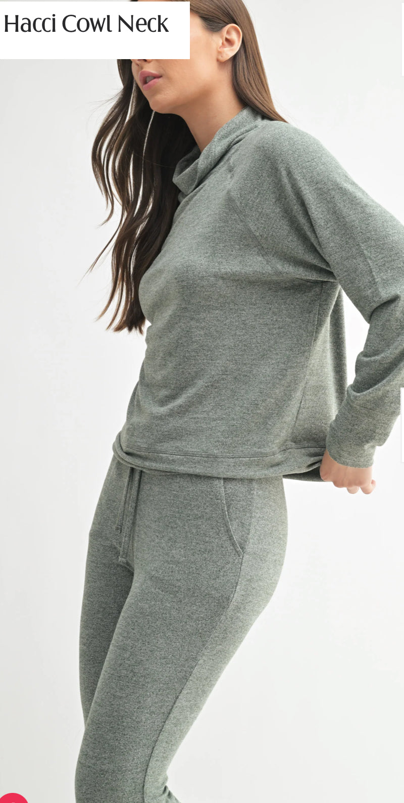 Tara Brushed Hacci Cowl Neck Top