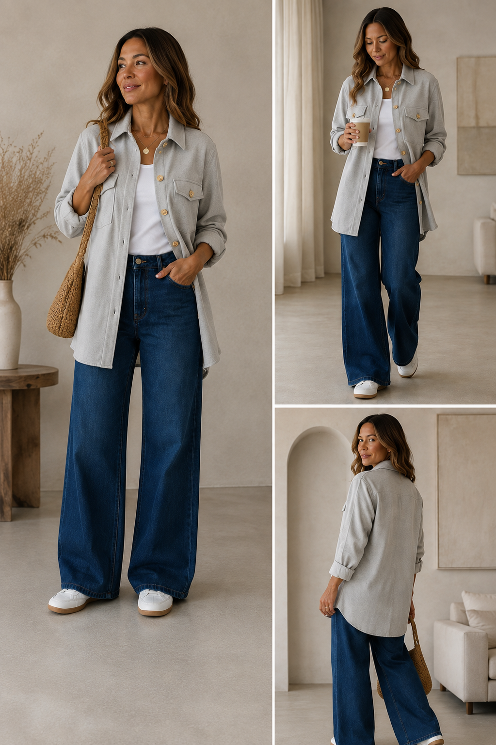 Nylah Oversized Button Down Jacket