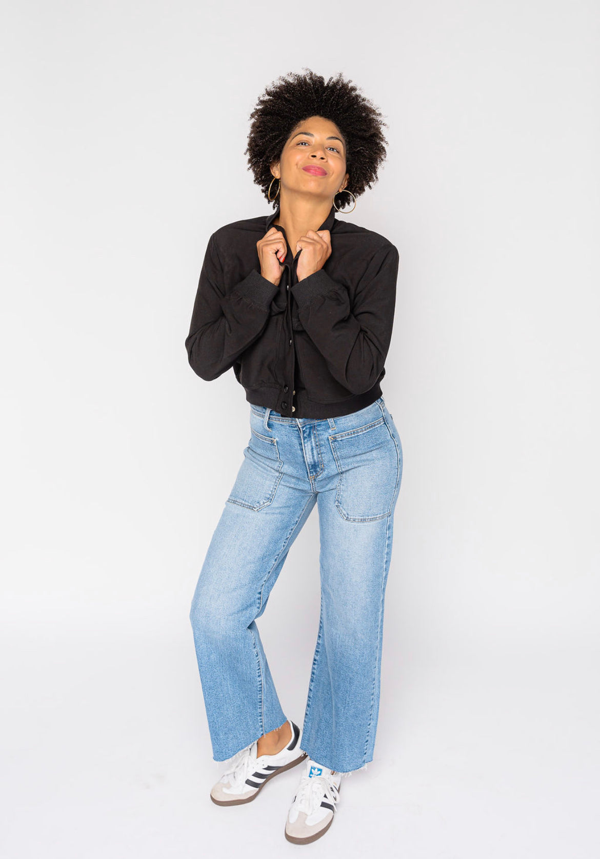 Renata High Rise Utility Wide Leg Pant