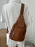 Larissa zippered Convertible Backpack/ Crossbody - Black & Brown