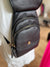 Lisa Plain Zipper Triangular shape Backpack/ Crossbody