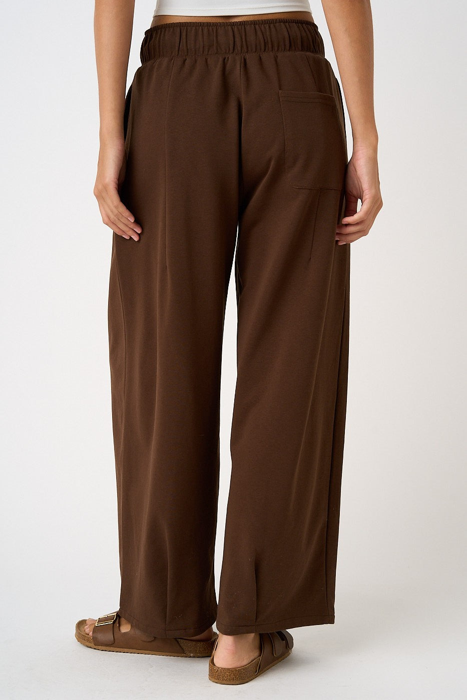 Maria Cotton Knit Balloon Leg Lounge Pant