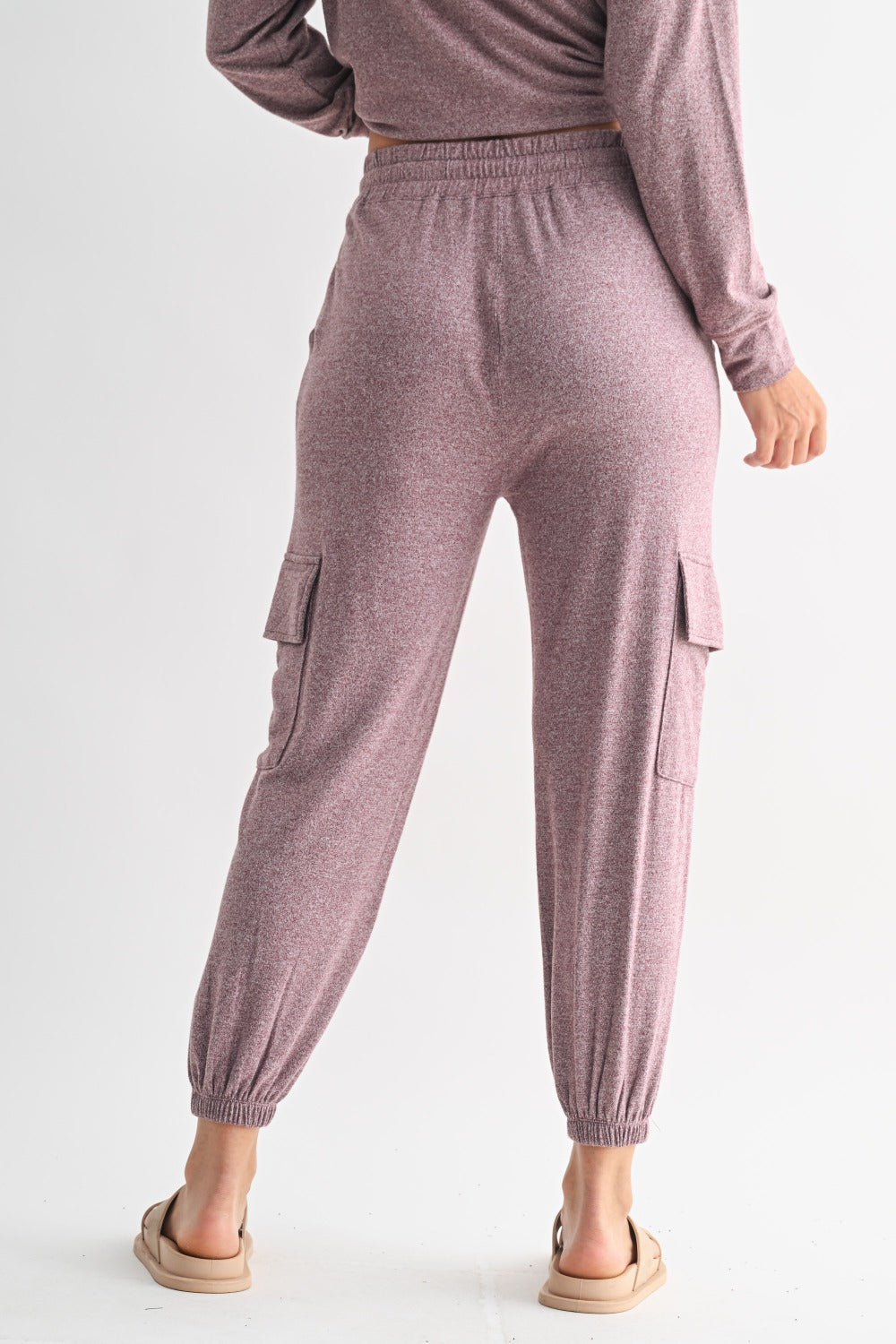 Orla Brushed Hacci Cargo Lounge Jogger