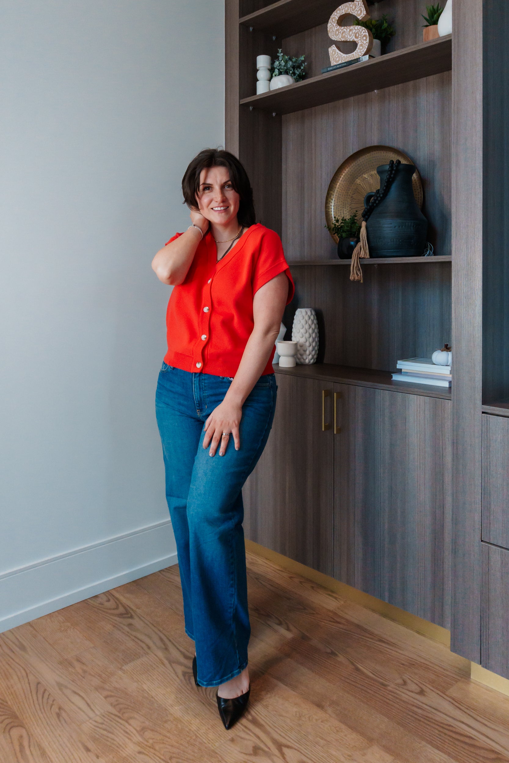 Irene Loose Straight Leg Jeans with Regular Hem