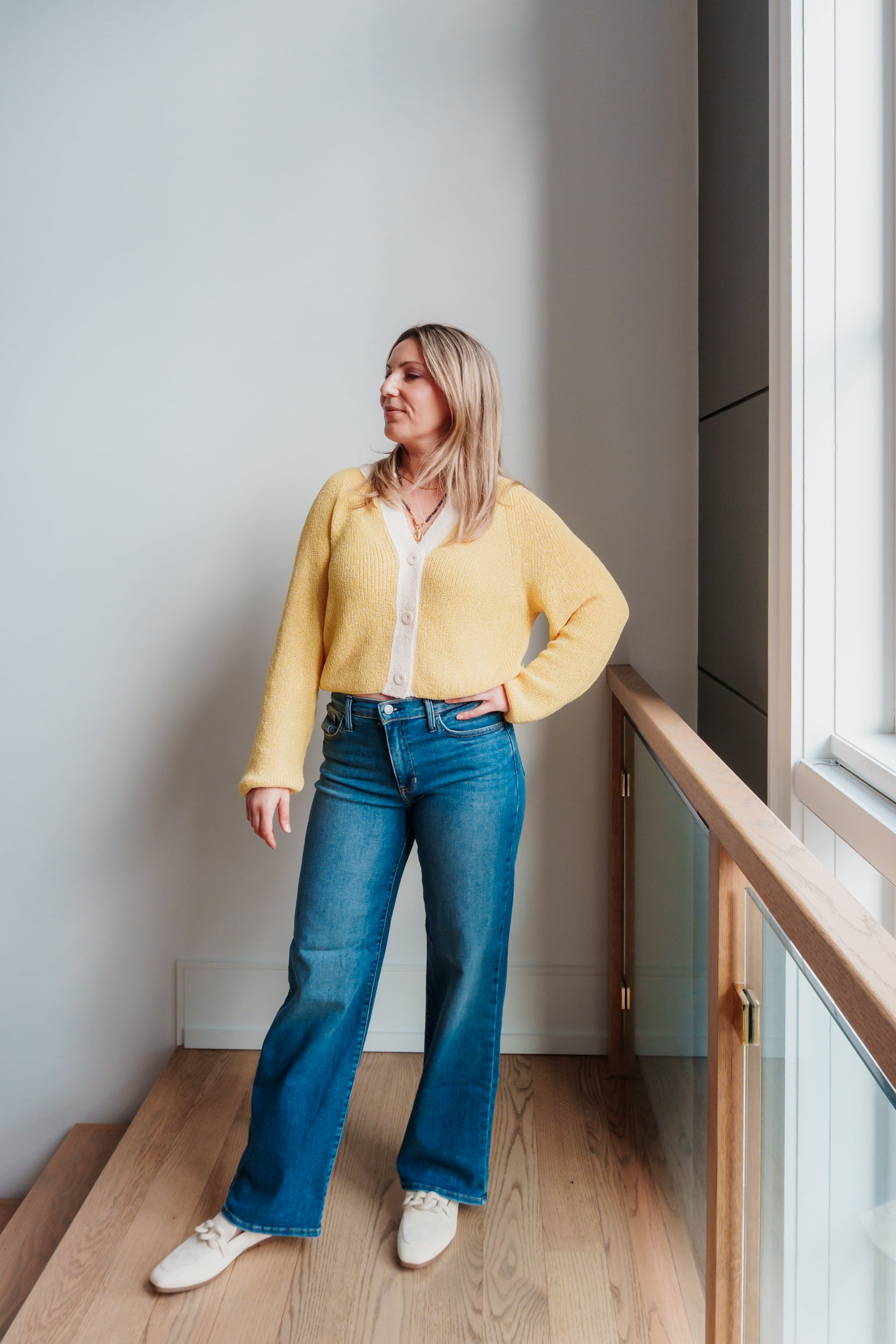 Irene Loose Straight Leg Jeans with Regular Hem