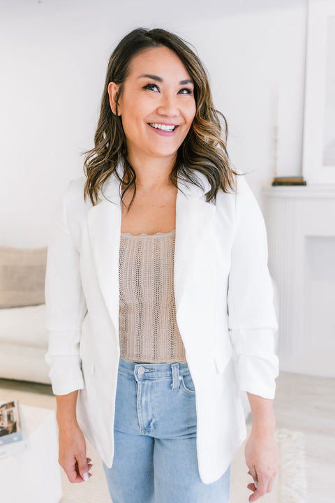 Jessalie Pointelle Charm Top