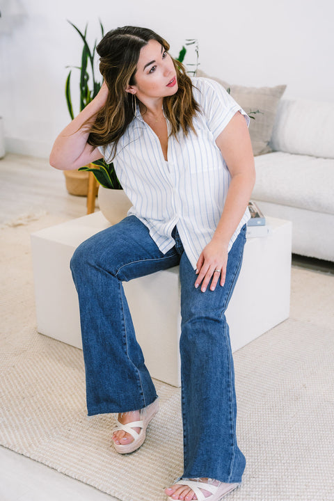 Jasper stripe button down Shirt