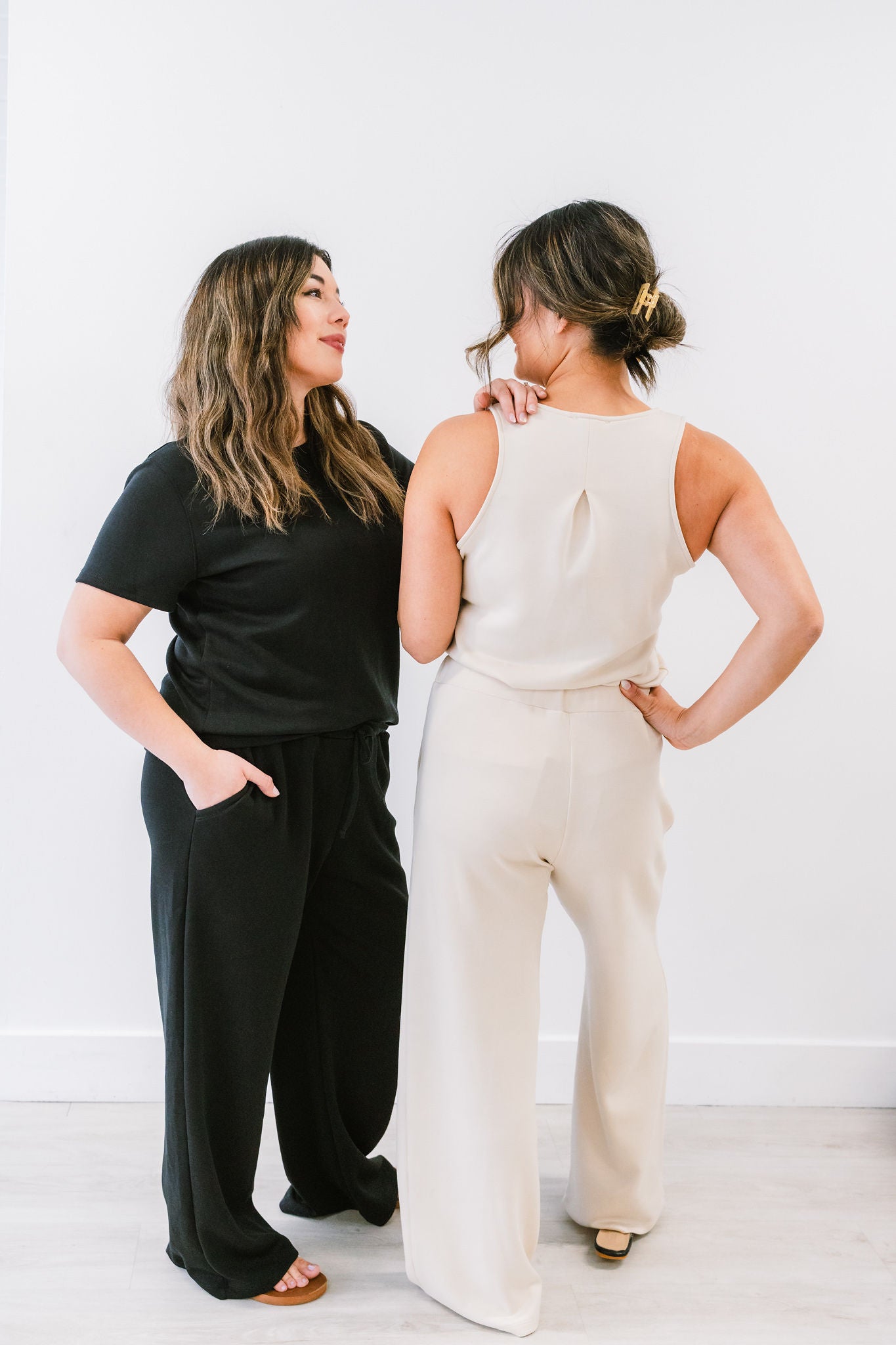 Rosie Techno Suave Pleat Back Sleeveless Top