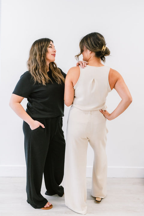Rosie Techno Suave Pleat Back Sleeveless Top