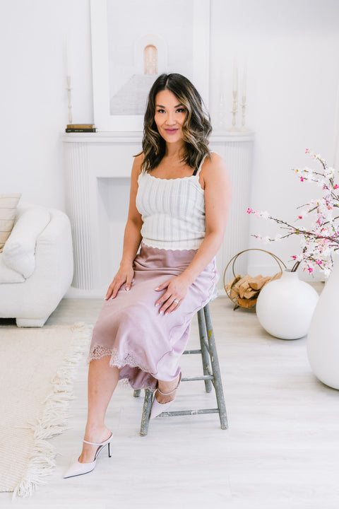 Jessalie Pointelle Charm Top