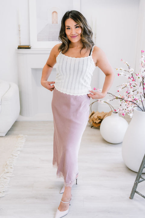 Jessalie Pointelle Charm Top