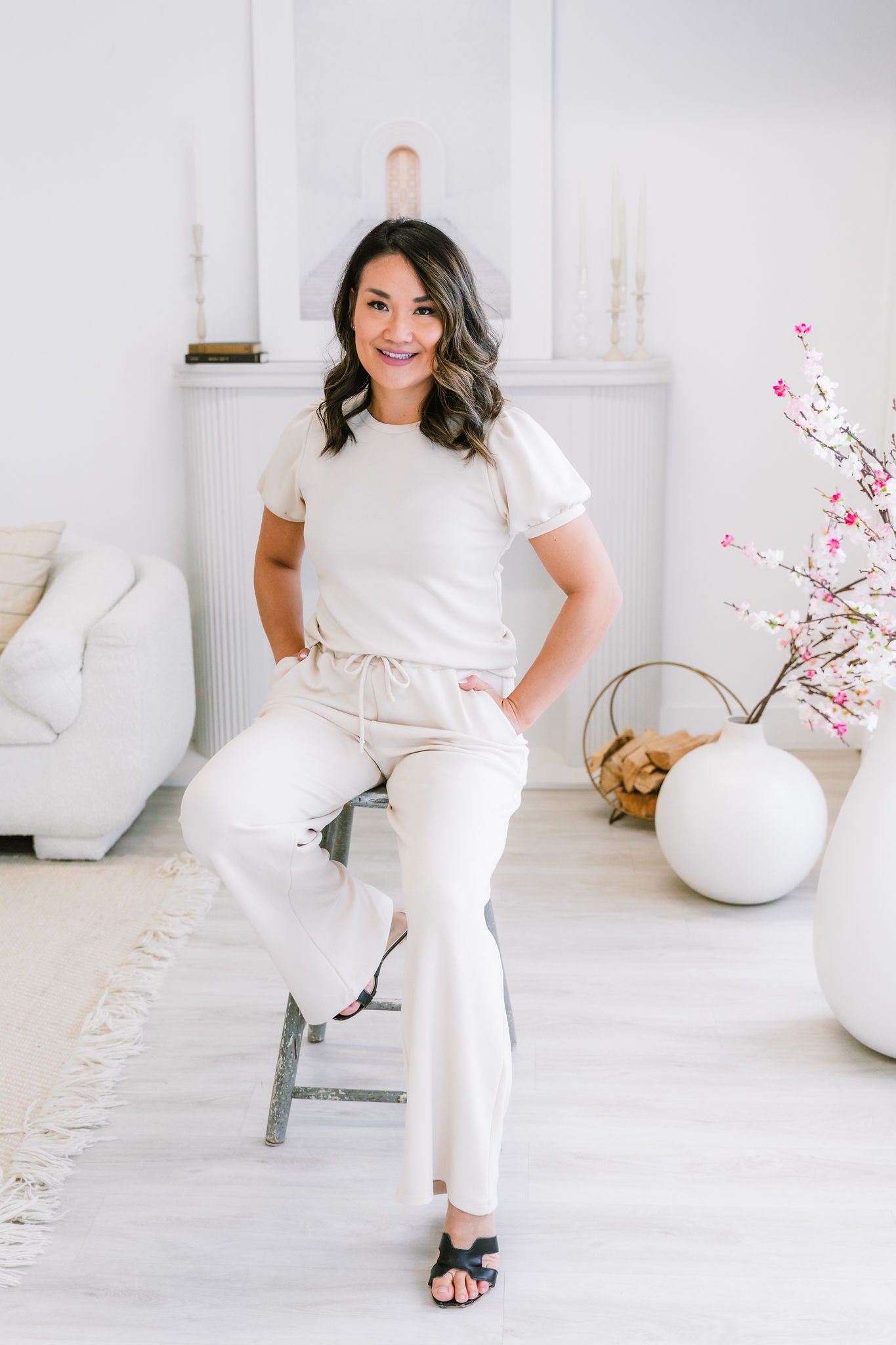 Talbie Techno Suave Puff Short Sleeve Top