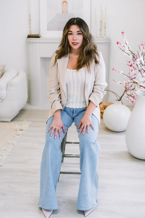 Sky Palazzo Jeans