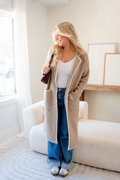 Cassidi Collar Sweater Jacket