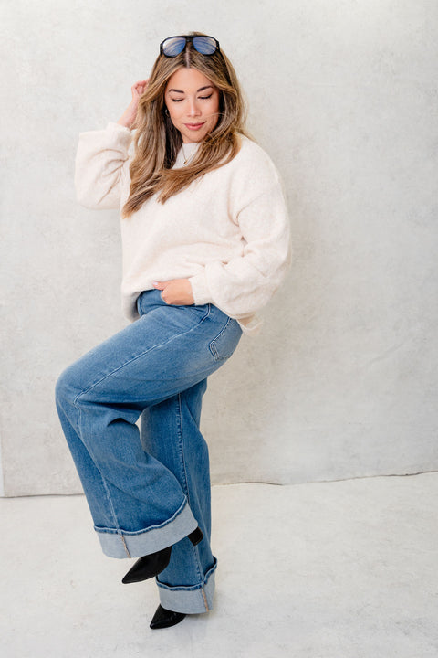 Bria Back Bows Detailed Sweater