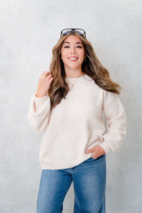 Bria Back Bows Detailed Sweater