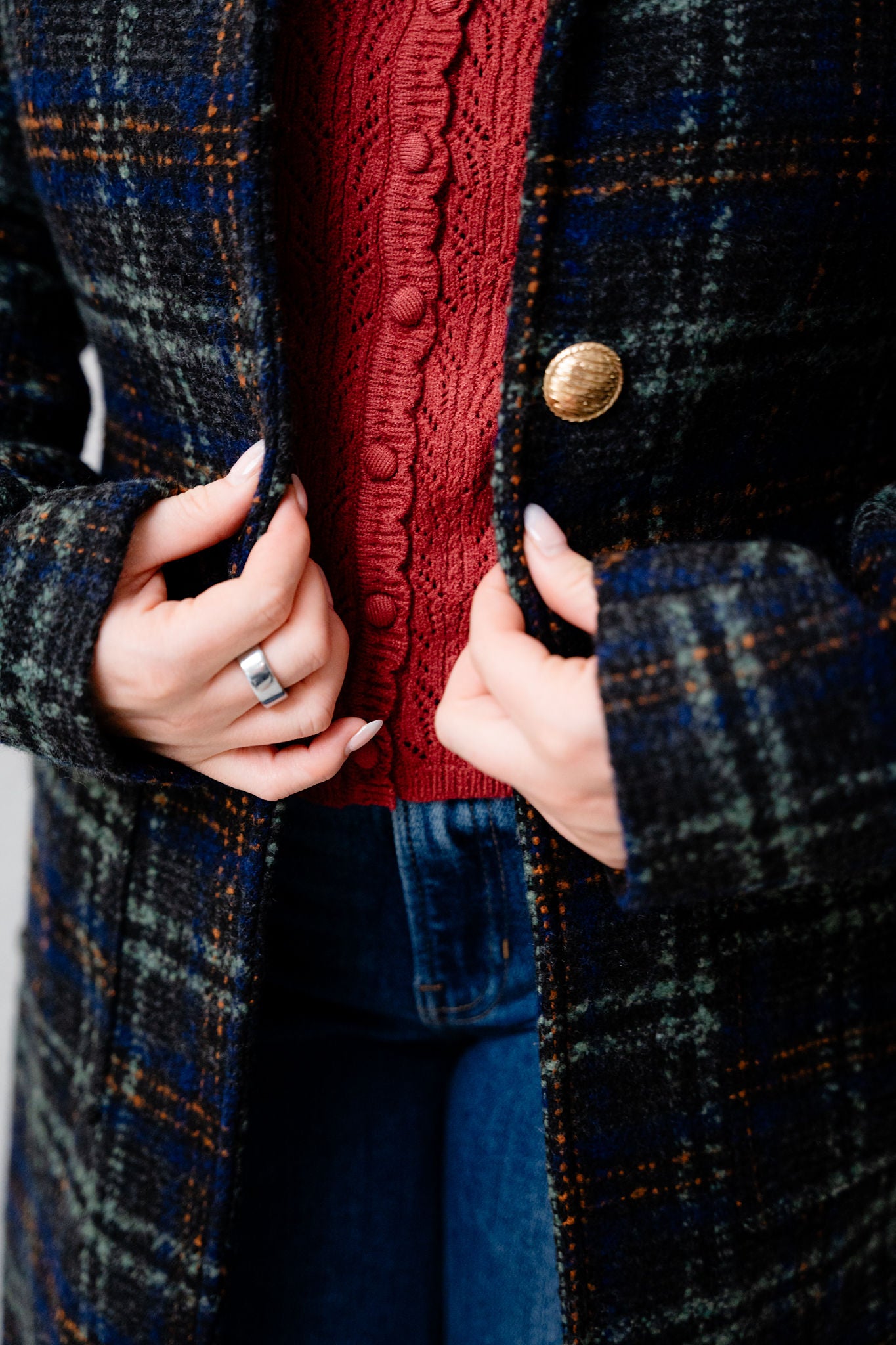 Brittany Plaid Coat