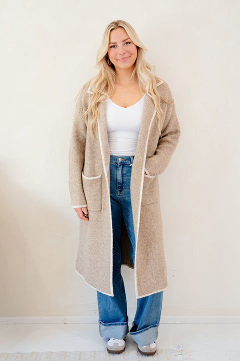 Cassidi Collar Sweater Jacket