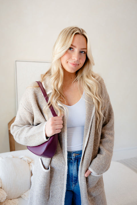 Cassidi Collar Sweater Jacket