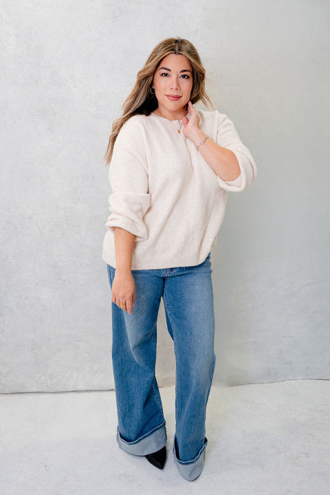 Bria Back Bows Detailed Sweater