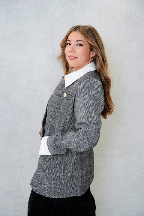 Shannon Cambridge Scholar Herringbone Coat