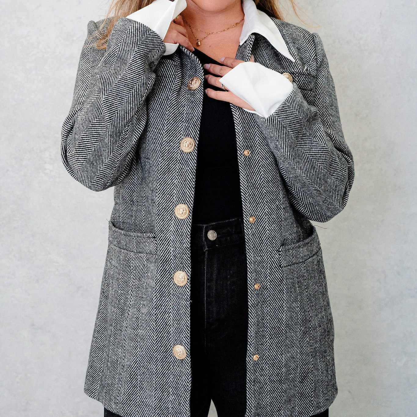 Shannon Cambridge Scholar Herringbone Coat
