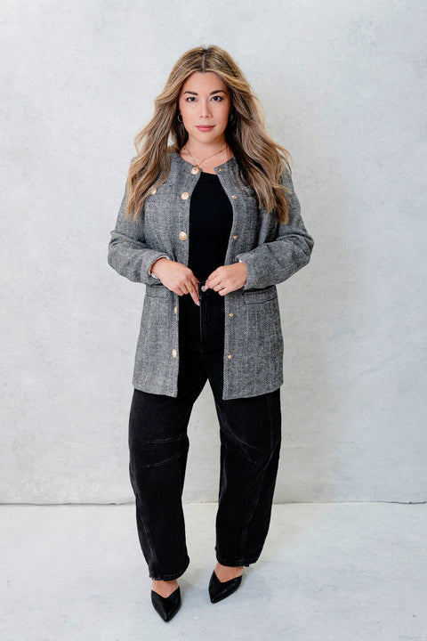 Shannon Cambridge Scholar Herringbone Coat