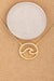 Wave Cutout Coin Pendant Necklace - Up & Co. Boutique 
