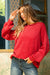 Diana Knit top with billow long sleeves