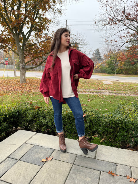 Natalie Brushed Crew Neck Long Sleeve Top