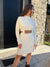 Vera Ribbed Long Sleeve Belted Dress
