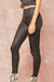 Textured Leather Look Leggings - Up & Co. Boutique 
